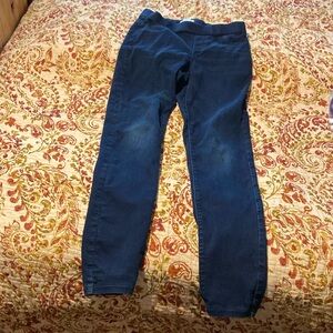 SO girls size 16 dark blue jeggings
